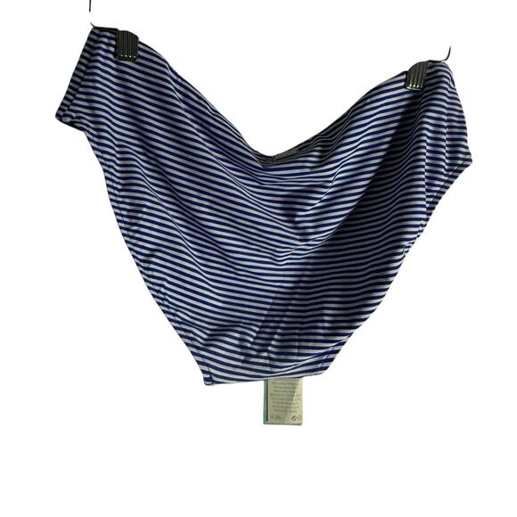 Sea Level Varsity Halter Bandeau Tankini Bottoms Two Piece Swimsuit Set Sz 10 - Picture 12 of 16